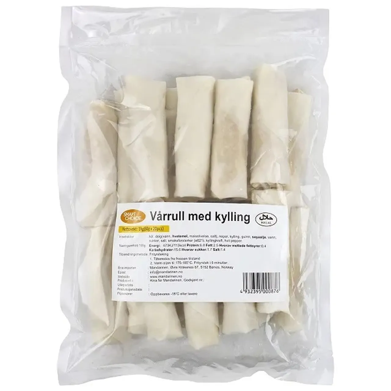 VÅRRULL MED KYLLING 1KG SMART CHOICE