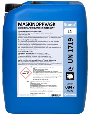SUMA L1 MASKINOPPVASK SUMA L1 MASKINOPPVASK