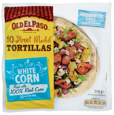 Old El Paso Mini 100% Corn Tortilla 208g
