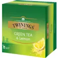 TWININGS GRØNN TE SITRON 100BG