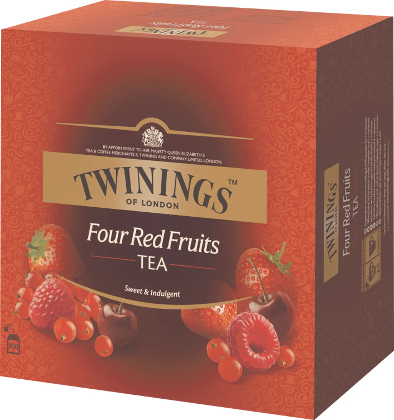 TWININGS FIRE RØDE FRUKTER 4X100BG