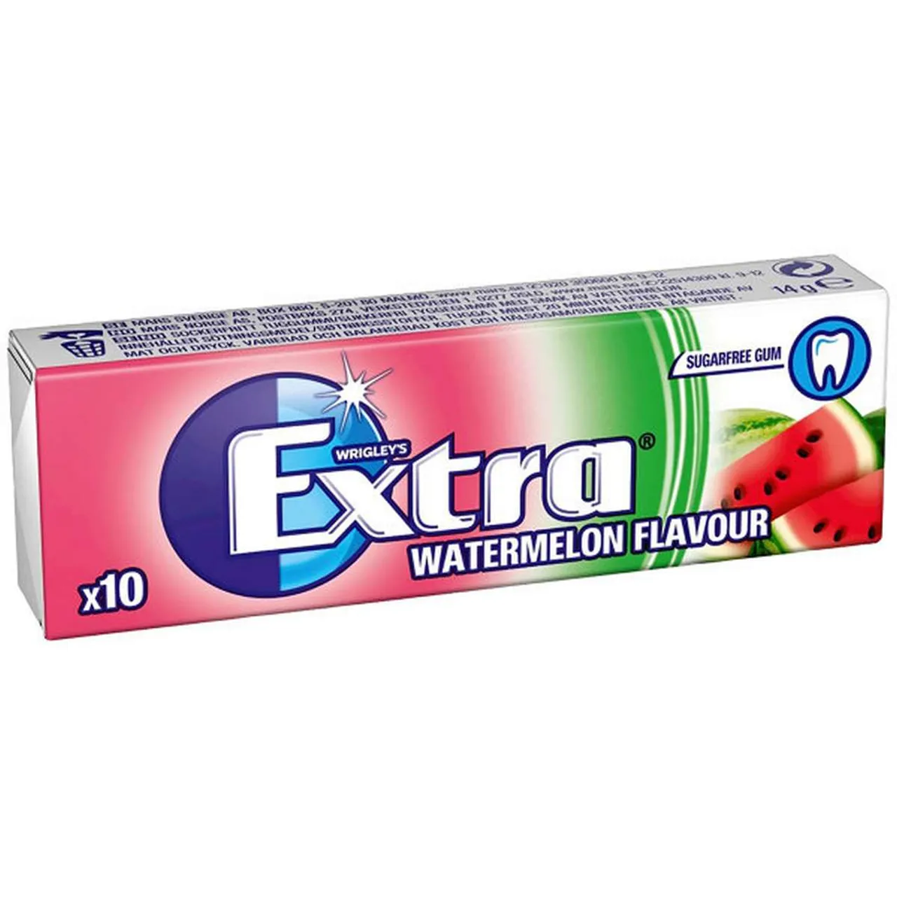 EXTRA WATERMELON 10P 14G