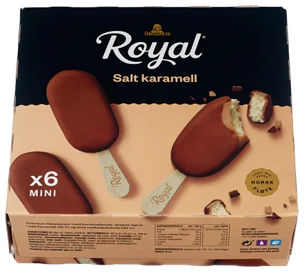 Royal Salt Karamell Mini 6pk