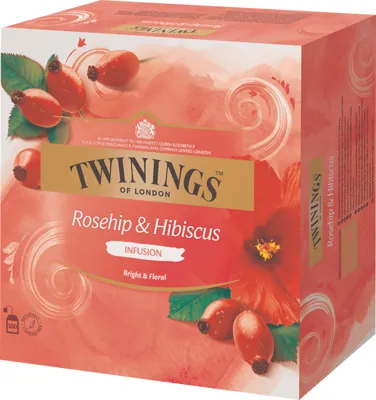 TWININGS NYPE- OG HIBISKUS TE 100BG TWININGS NYPE- OG HIBISKUS TE 100BG
