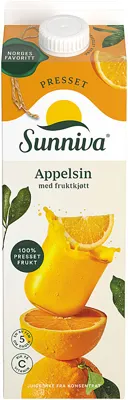 Sunniva Premium App.Juice M/Fruktkjøtt 1l Tine