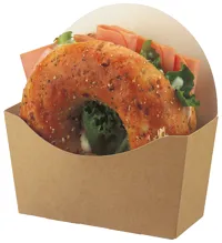 Bagel Kartong Brun 120mm Bio 1000st