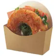 BAGEL KARTONG BRUN 120MM BIO 1000ST