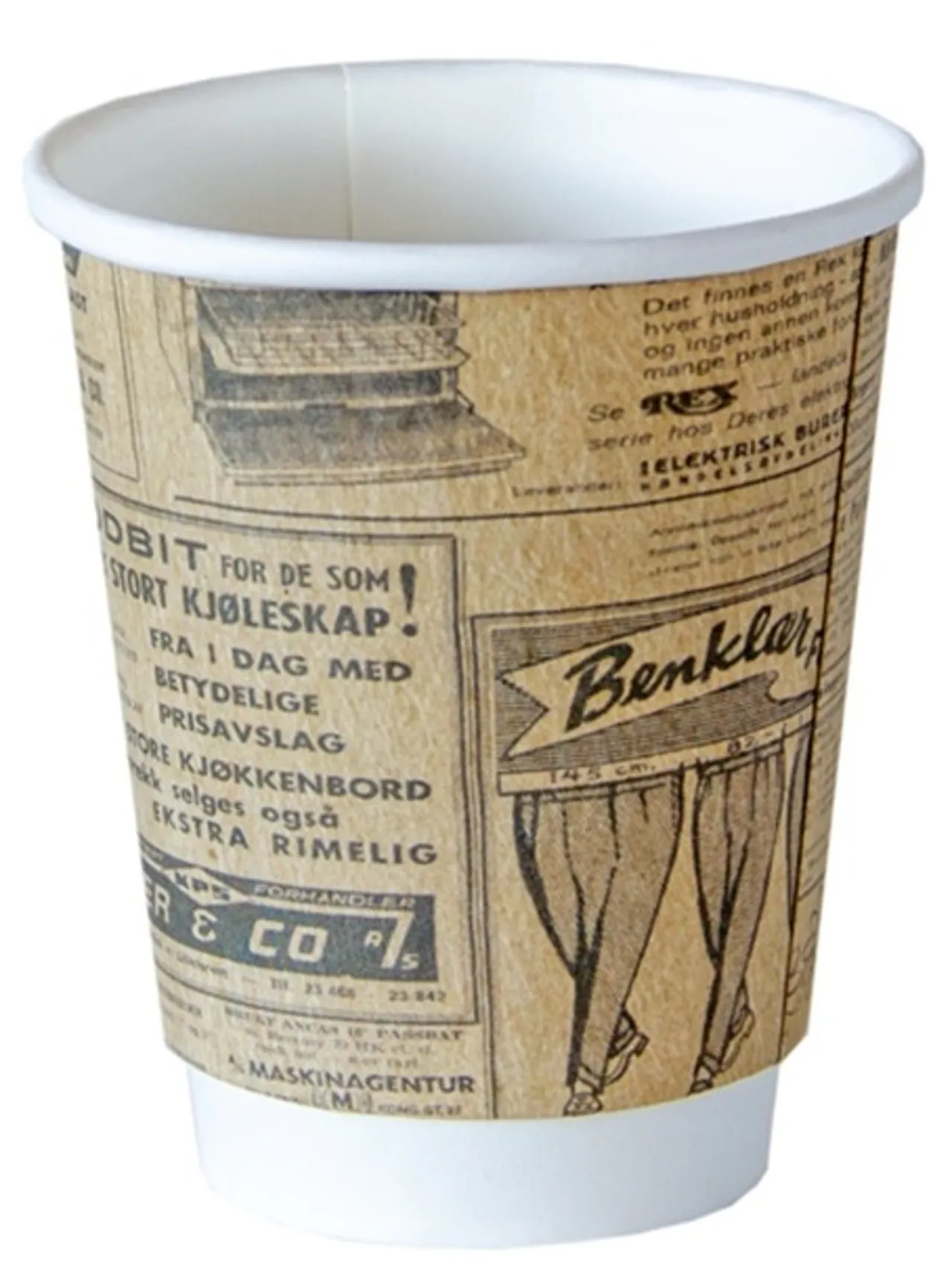 KAFFEBEGER RUSTIKK 8OZ DW 500STK