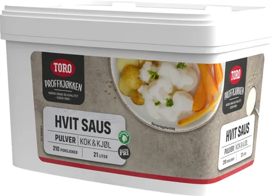HVIT SAUS KOK&KJØL 800G TORO HVIT SAUS KOK&KJØL 800G TORO