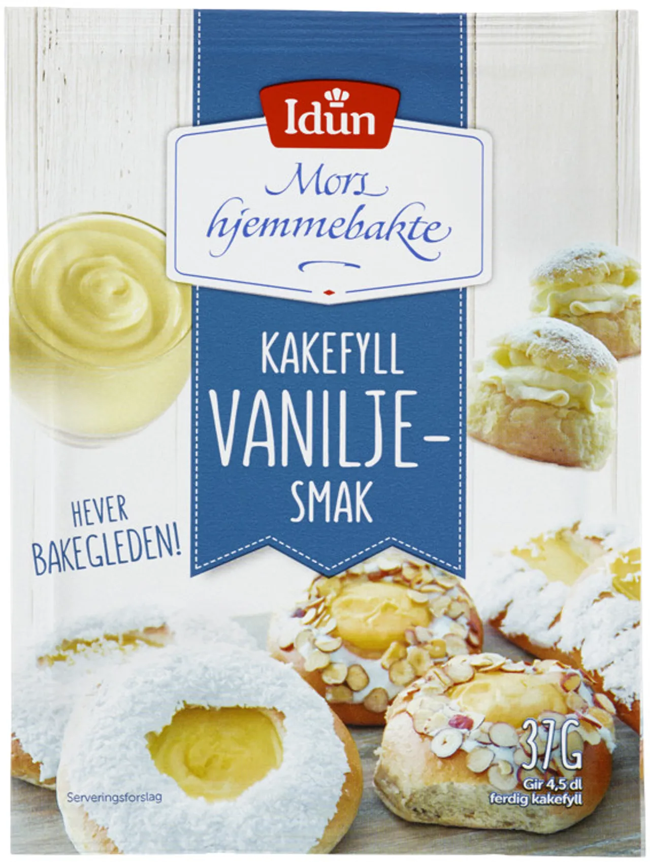 IDUN KAKEFYLL VANILJESMAK 37G