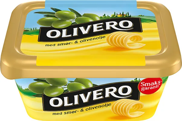 Olivero Smør- Og Olivenolje 400g