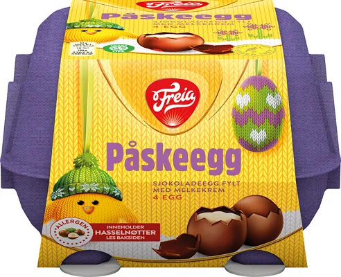 PÅSKEEGG FYLTE 4PK 136G FREIA PÅSKEEGG FYLTE 4PK 136G FREIA