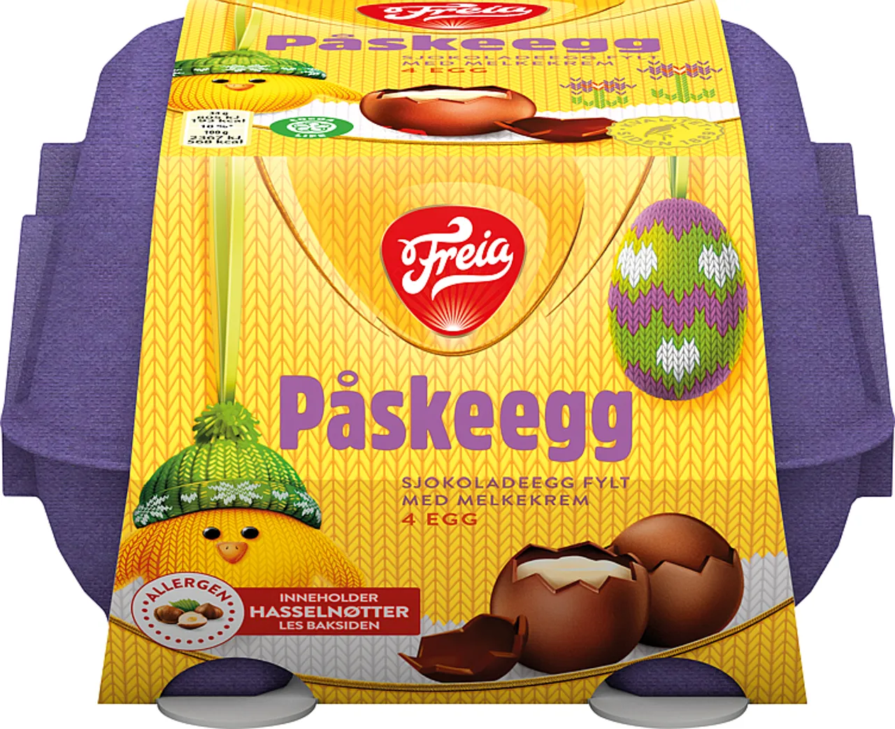 PÅSKEEGG FYLTE 4PK 136G FREIA