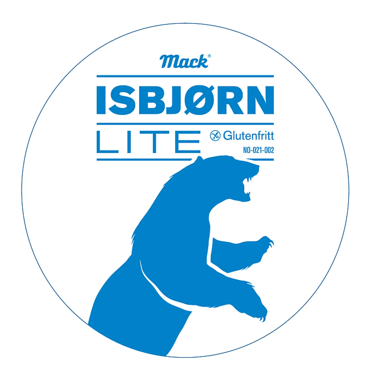 MACK ISBJØRN LITE GLUTENFRI 30L KEYKEG SLIM