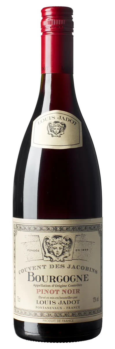 LOUIS JADOT BOURGOGNE COUVENT DES JACOBINS ROUGE 13% 75CL LOUIS JADOT BOURGOGNE COUVENT DES JACOBINS ROUGE 13% 75CL