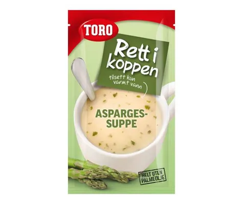 RIK ASPARGESSUPPE 360G TORO RIK ASPARGESSUPPE 360G TORO
