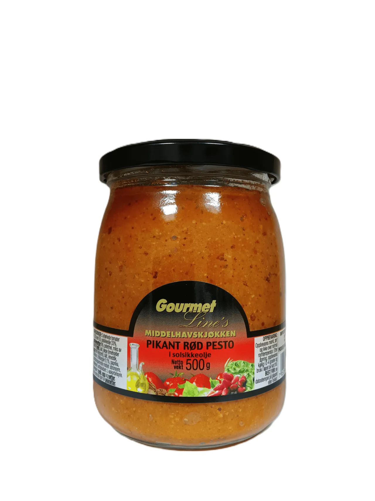 RØD PESTO 500G GOURMET LINE