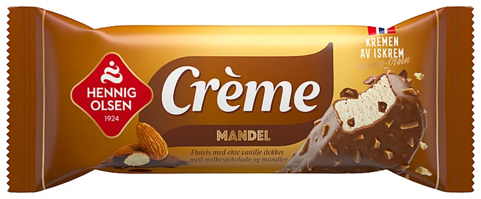Creme Mandel Fløteis