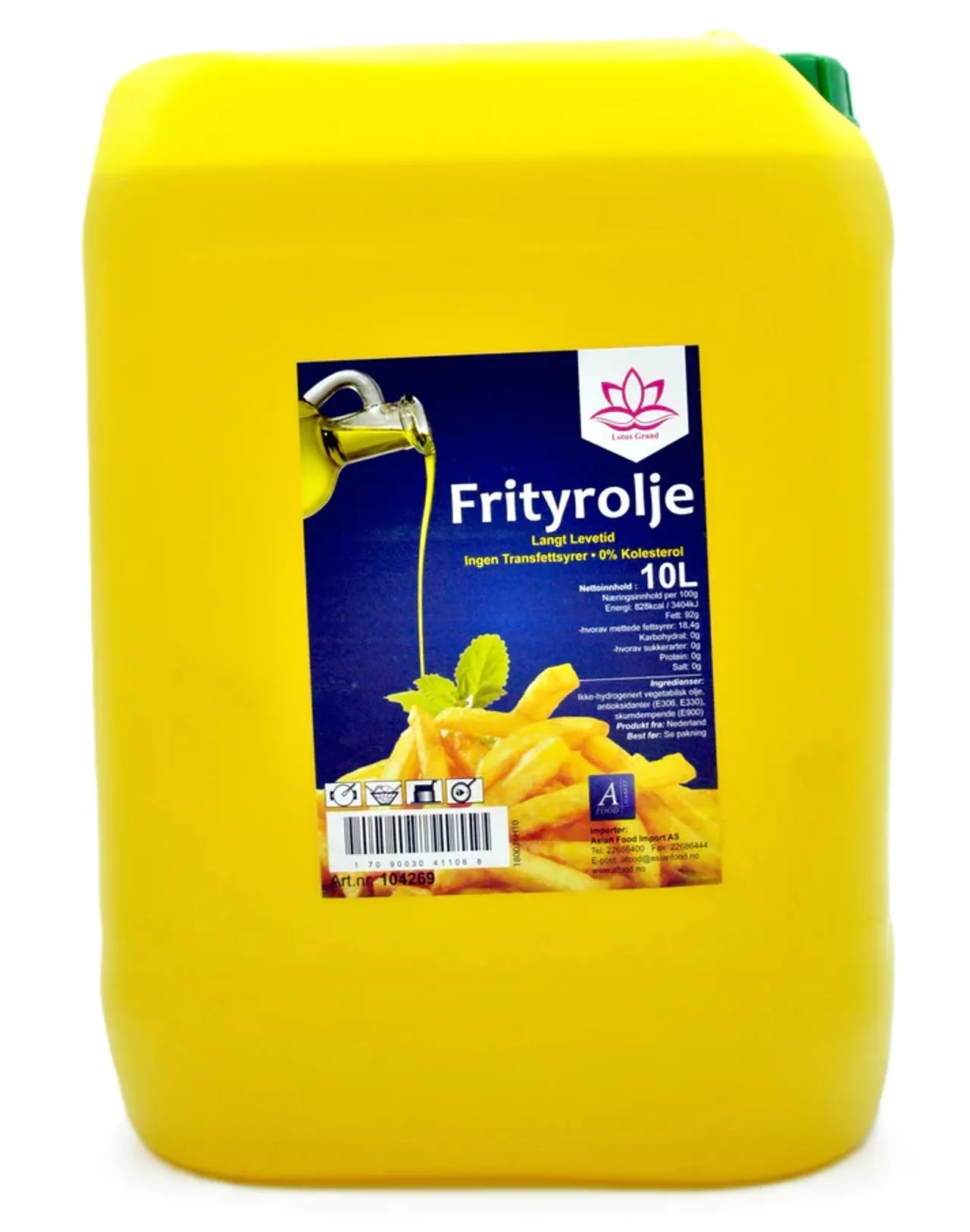 LONGLIFE DEEP FRYING OIL 10L LOTUS