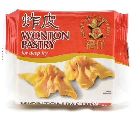 WONTON PASTRY DEEP FRY 250G HAPPY BOY WONTON PASTRY DEEP FRY 250G HAPPY BOY