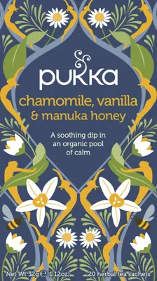 Chamomile Vanilla Honey Pukka Urtete Økol. 20stk