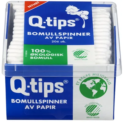 Q-TIPS BOMULLSPINNER 206STK Q-TIPS BOMULLSPINNER 206STK