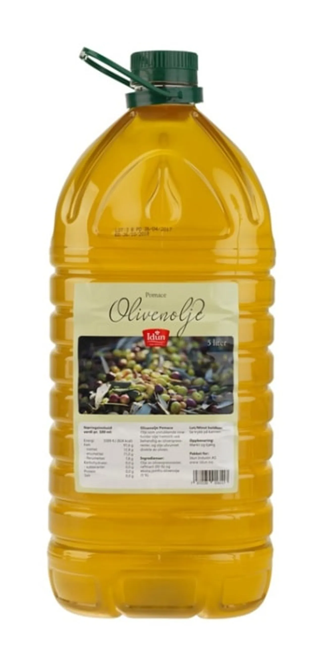 IDUN OLIVENOLJE POMACE PET KANNE 5 L