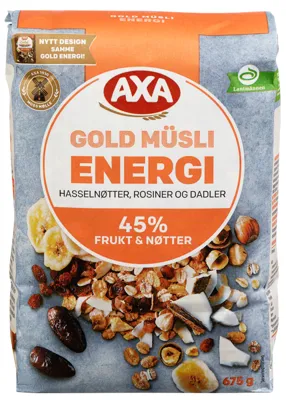 Gold Energi Müsli 675g Axa