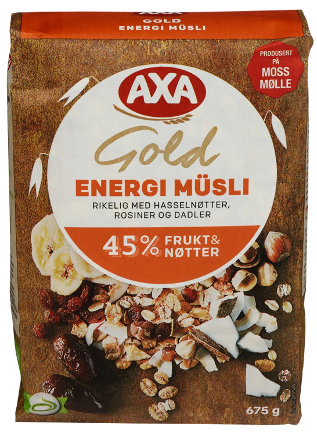 GOLD ENERGI MÜSLI 675G AXA