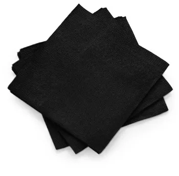 SERVIETTER SVART 12X12CM 2LAG SERVIETTER SVART 12X12CM 2LAG
