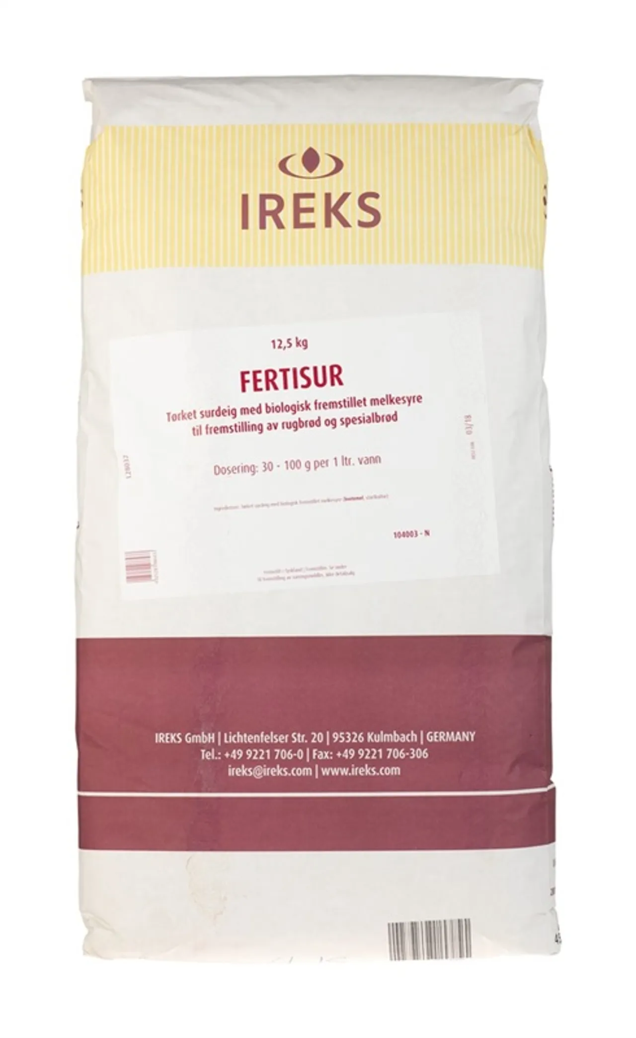IREKS FERTISUR SEKK 12.5 KG