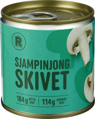 Sjampinjong Skivet 184g
