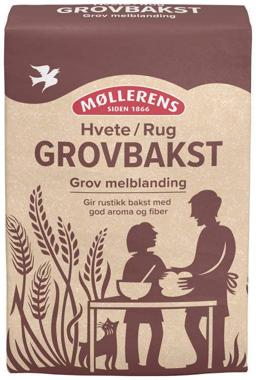 GROVBAKST 1KG MØLLERENS