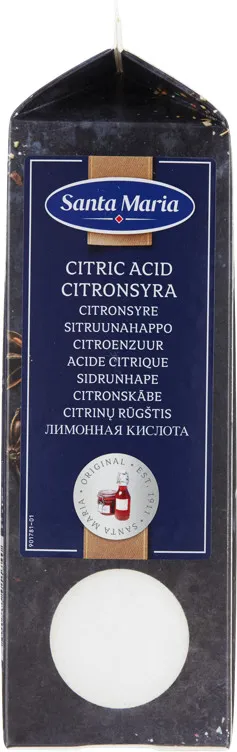 SITRONSYRE 750G SANTA MARIA SITRONSYRE 750G SANTA MARIA