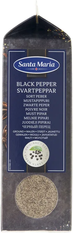 SORT PEPPER MALT 350G SANTA MARIA SORT PEPPER MALT 350G SANTA MARIA
