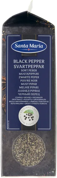 SORT PEPPER GROVMALT 460G SANTA MARIA
