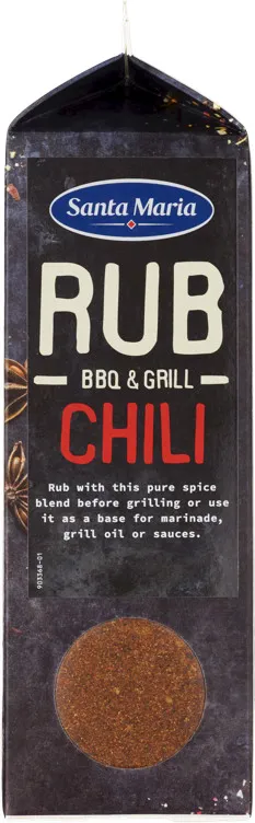 BBQ RUB CHILI 500G SANTA MARIA BBQ RUB CHILI 500G SANTA MARIA