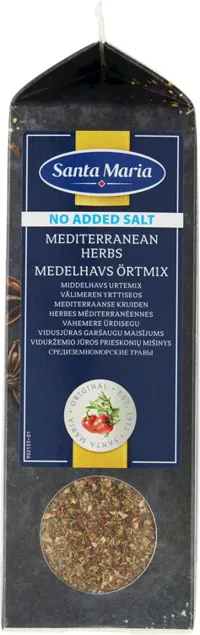 Middelhavsurter No Added Salt 340g Santa Maria