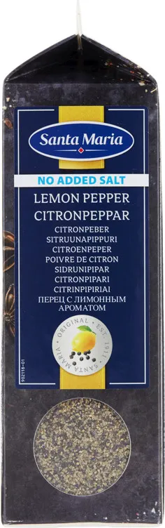 SITRONPEPPER NO ADDED SALT 530G SANTA MARIA SITRONPEPPER NO ADDED SALT 530G SANTA MARIA