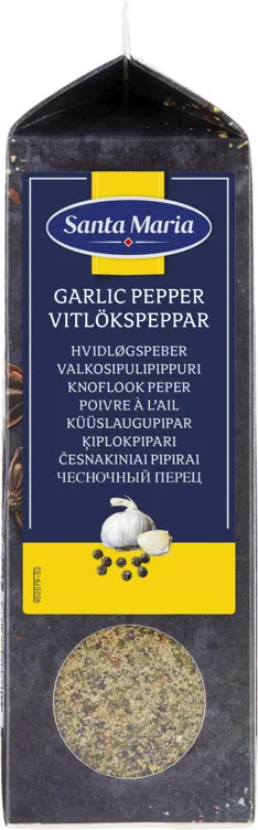 HVITLØKSPEPPER 640G SANTA MARIA HVITLØKSPEPPER 640G SANTA MARIA
