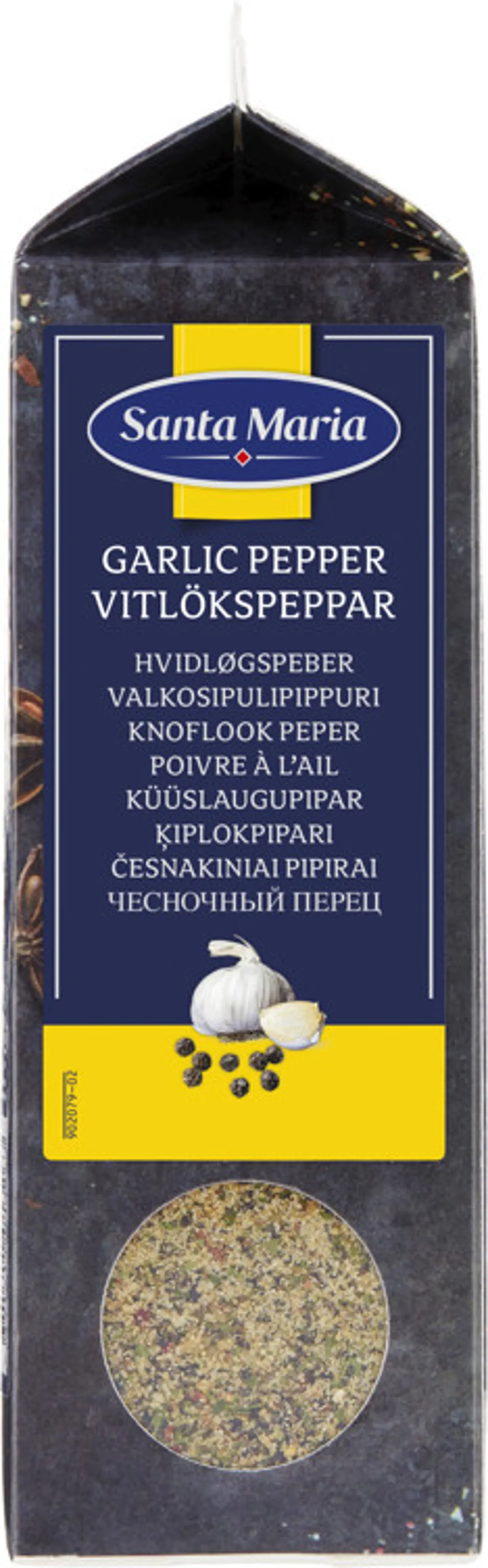 HVITLØKSPEPPER 640G SANTA MARIA