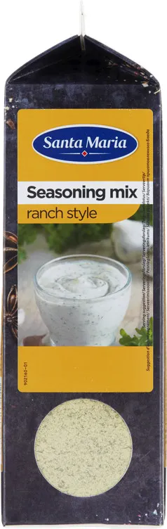 SEASONING MIX RANCH STYLE 650G SANTA MARIA SEASONING MIX RANCH STYLE 650G SANTA MARIA