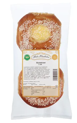 Skolebrød 2pk 300g Klæbu Fryst Bakeri