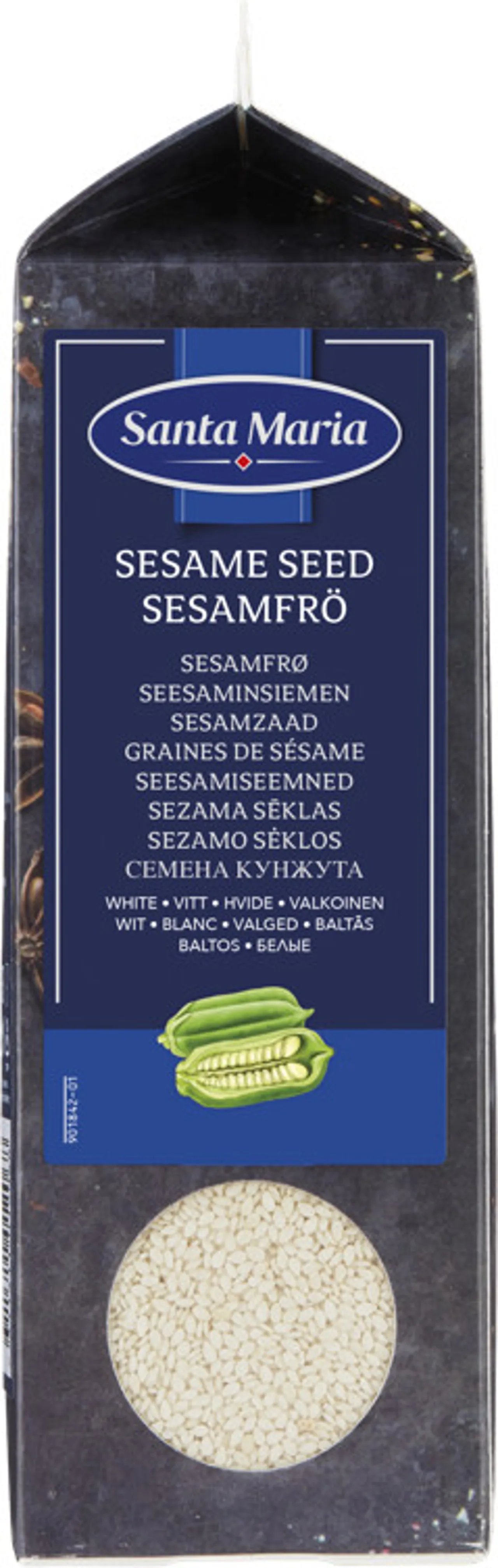 SESAMFRØ HVITE 490G SANTA MARIA