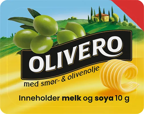 Olivero Smør- Og Olivenolje 10g