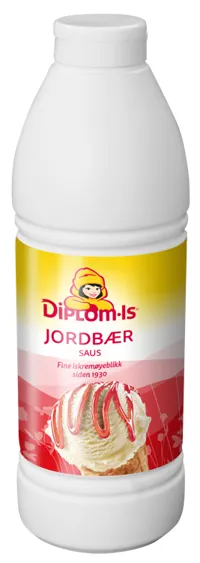 Jordbærsaus 800ml Diplom-Is