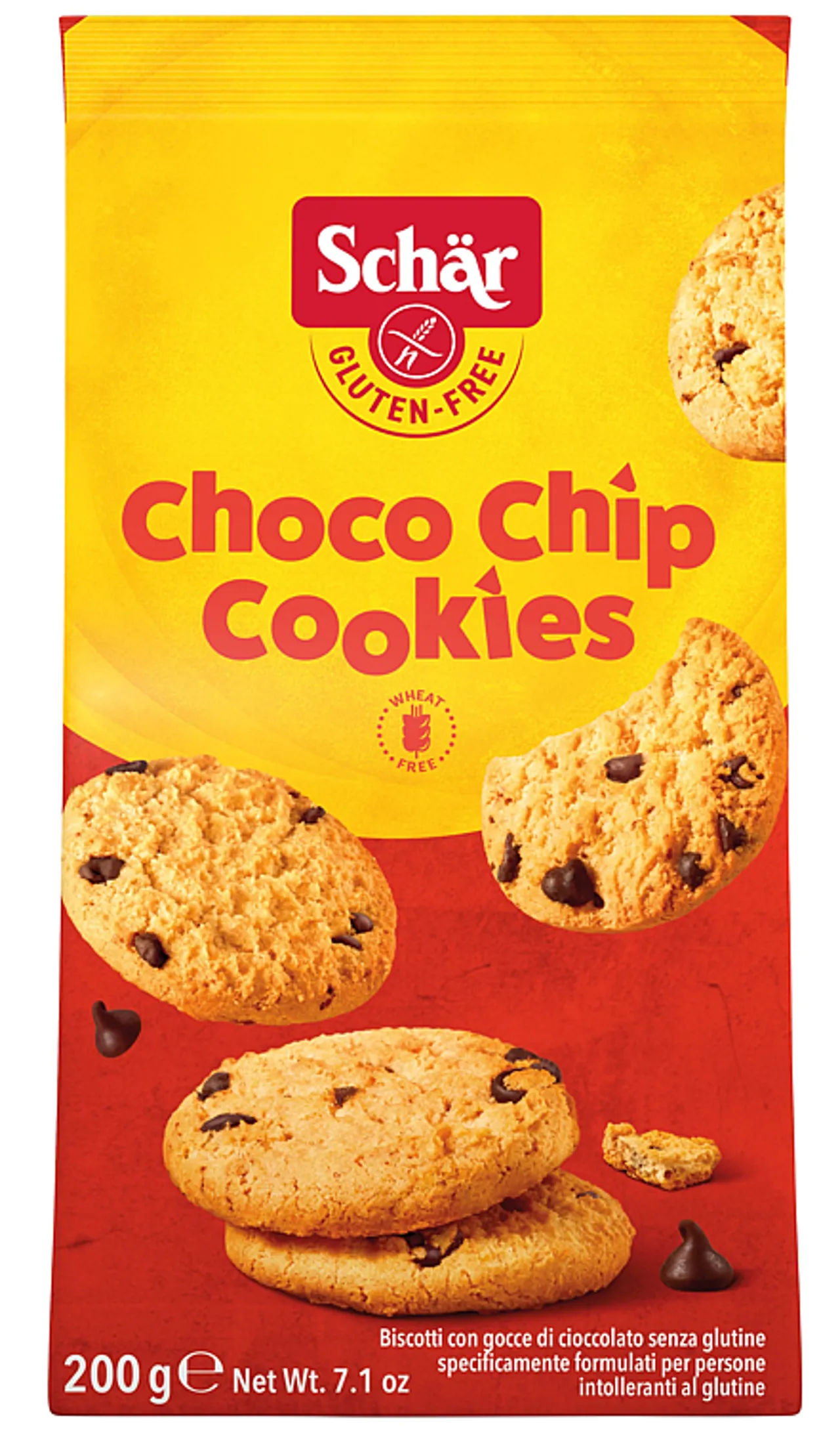 SCHÄR CHOCO CHIP COOKIES 200G