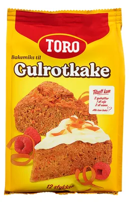 GULROTKAKE BAKEMIKS 396G TORO GULROTKAKE BAKEMIKS 396G TORO
