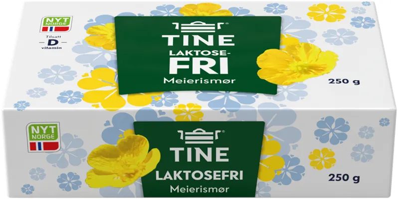 TINE LAKTOSEFRITT SMØR 250G TINE LAKTOSEFRITT SMØR 250G