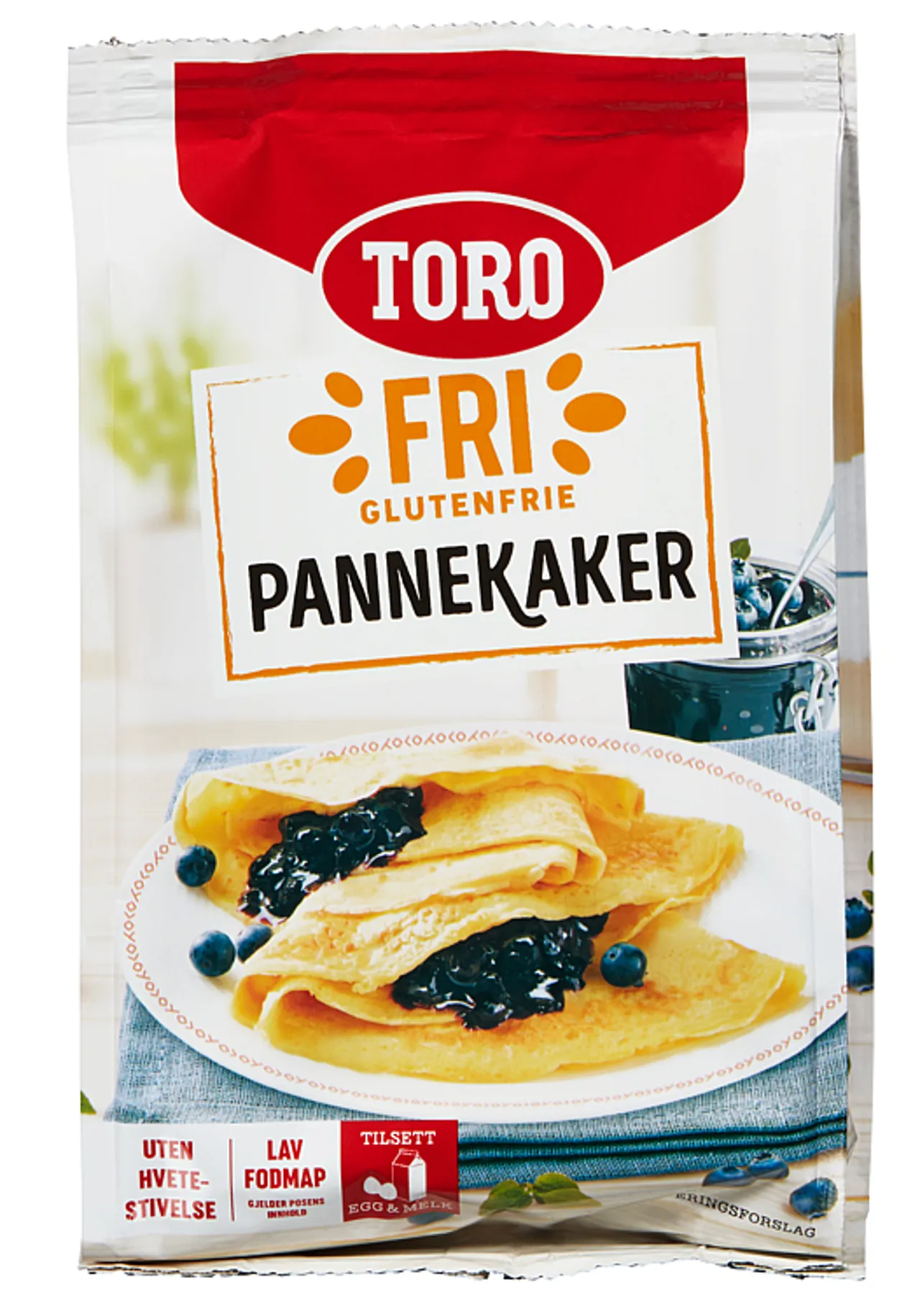 GLUTENFRIE PANNEKAKER 187G TORO